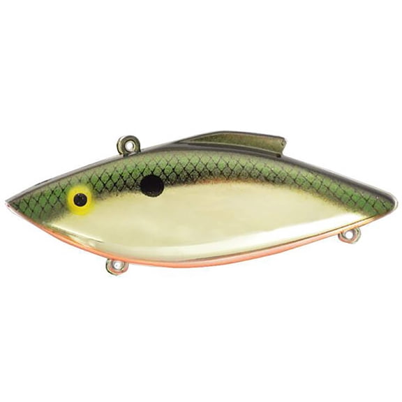 Bill Lewis Rat-L-Trap Gold Lipless Crankbait, 3in, 1/2oz, Sinking, Gold Tennesse