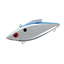 Rat-L-Trap Mag-Trap Fishing Lure, Chrome & Blue Back, 3/4 oz.