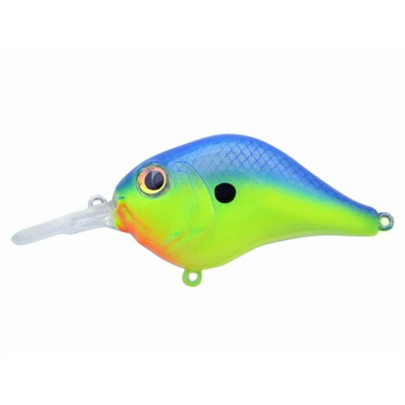 Rat-L-Trap Mid-Range 06 Crankbait Fishing Lure, Blue Chartreuse, 1/2 Oz., 6MR600