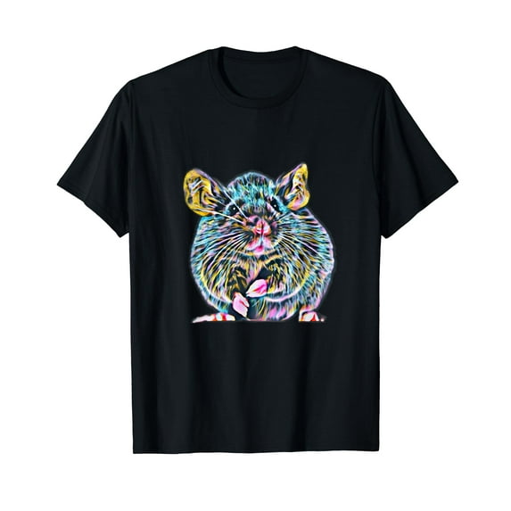 Rat Motif Rodent cute Rat in Hand Cheese Pet Rats T-Shirt