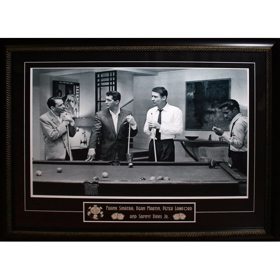 Rat Pack Framed Playing Pool