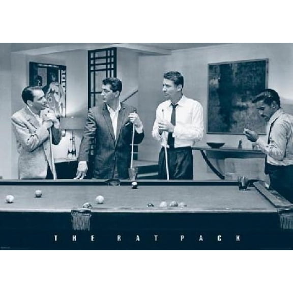 Rat Pack Pool Poster (36 x 24)