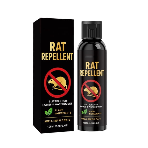 Rat Repellent Spray 100ml with Plant Based Ingredients for Home and Warehouse Use Long Lasting Formula for Indoor and Outdoor Application Rodent Deterrent Solution