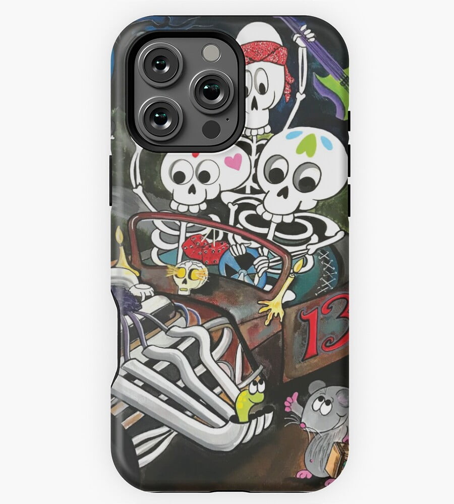 Rat Rod Hot Rod Vintage Car Art GA4023 Phone Case for iPhone 11 to 17 ...