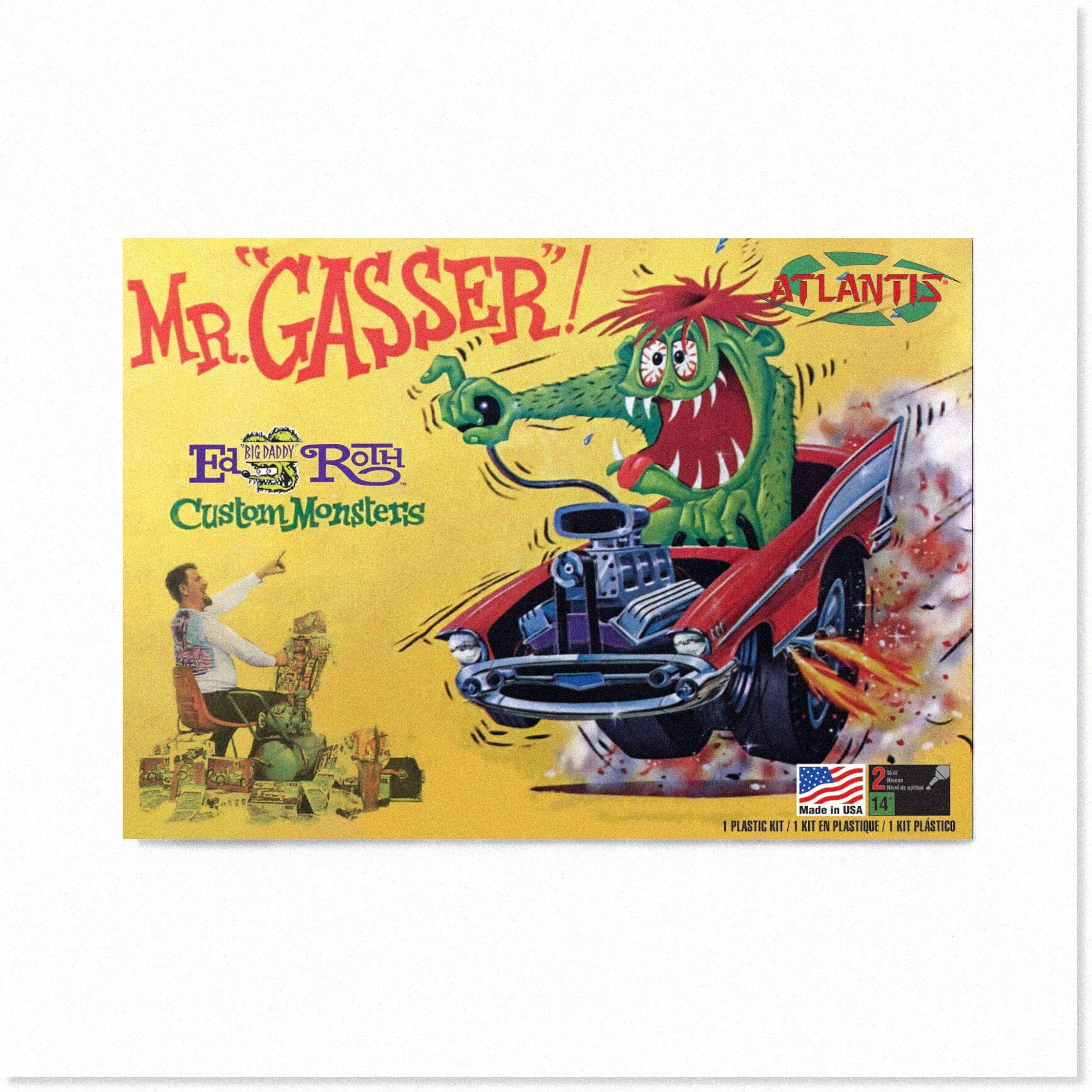Mr Gasser Ed Big Daddy Roth Plastic Model kit – Roth Metal Flake
