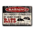 thumbnail image 1 of Rat Sign,Funny Rats Sign,Rat Lover Gift,Funny Metal Signs,Rat accessories,Rats Warning Sign,Pet Gift,Small Pet,Rat Sign,Metal Sign SIZE: 8" x 12", 1 of 4