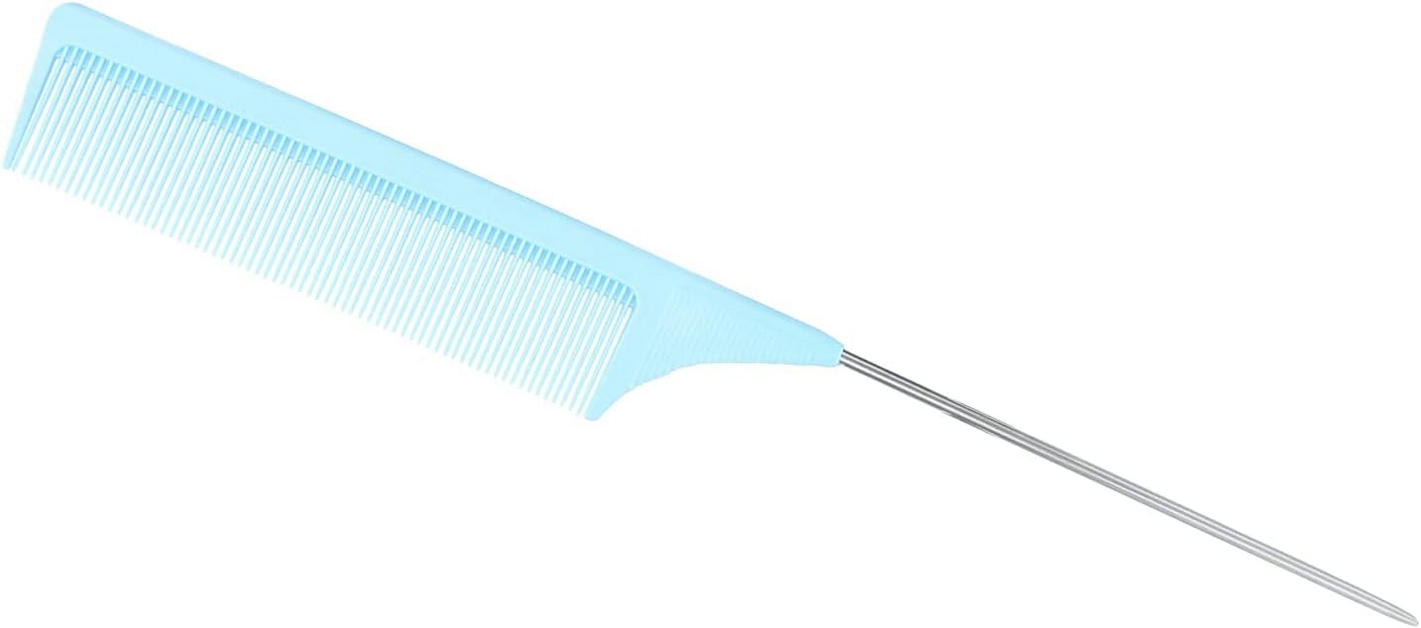 Rat Tail Combs, Fine Steel Hair Comb Multifunction Hair Stylist for