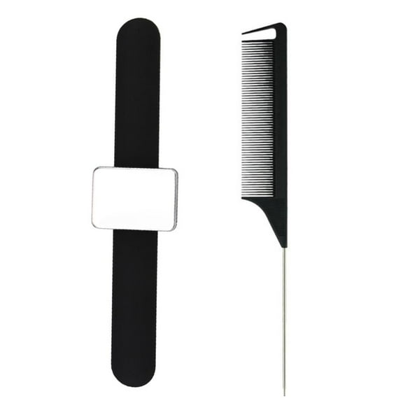 Rat Tail Combs with Magnetic Wrist Pintail Barber Styling Comb for Women Anti Static Hairdressing Tool Salon Professional Use