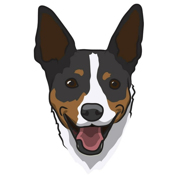 Rat Terrier Decal | Indoor/Outdoor | Dog Lover Super Cute Sticker for SUV Windows, Dorm Rooms, Bedroom, Offices | SignMission personalized gift | 36"