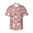 thumbnail image 1 of Rat Terrier Dog Floral Flower Men'S 3d Print Casual Button Down Shirts, Novelty Hawaiian Short Sleeves M, 1 of 7