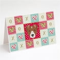 thumbnail image 1 of Rat Terrier Love Greeting Cards & Envelopes, Pack of 8, 1 of 1