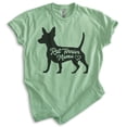 thumbnail image 1 of Rat Terrier Mama, Unisex Women's Shirt, Rat Terrier Owner, Funny Dog Mama Gift, Heather Apple Green, X-Small, 1 of 6