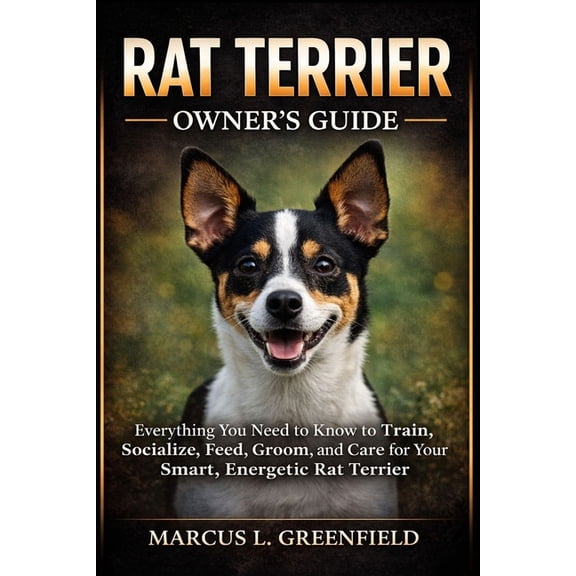 Rat Terrier Owner's Guide: Everything You Need to Know to Train, Socialize, Feed, Groom, and Care for Your Smart, Energe, (Paperback)