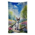 thumbnail image 1 of Rat Terrier Spring Path Kitchen Towel, 1 of 5