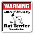 thumbnail image 1 of Rat Terrier Street [3 Pack] of Vinyl Decal Stickers | 1.5" X 7" | Indoor/Outdoor | Funny decoration for Laptop, Car, Garage , Bedroom, Offices | SignMission, 1 of 1
