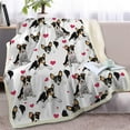thumbnail image 1 of Rat Terrier Throw Blanket, Reversible Plush Fluffy Rescue Dog Sherpa Fleece Bedding for Kids Teens, Home Decor for All Seasons (Throw, 50 x 60 Inches), 1 of 6