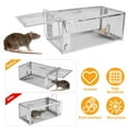 thumbnail image 1 of Rat Trap Cage Humane Live Rodent Trap Cage Mouse Control Bait Catch, 1 of 11