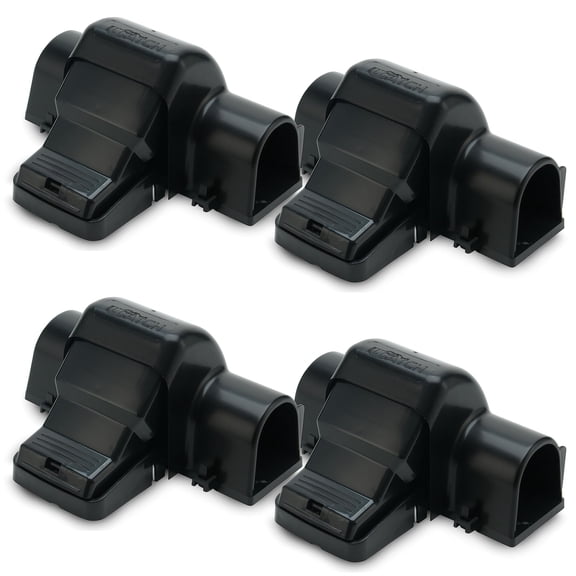 Rat Traps Indoor and Outdoor - 4 Pack Dual-Entry Large Rat Trap Outdoor and Indoor for Home, Garden and Restaurant with 99.9% Trap Rate Easy to Use Rodent Traps with Safe Hands Free Design - UCatch