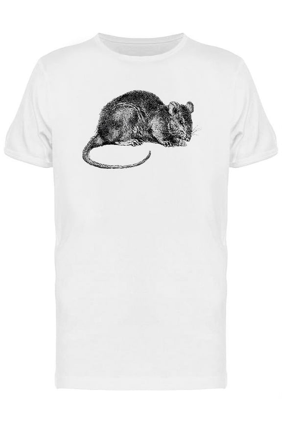 Rat Vintage Design T-Shirt Men -Image by Shutterstock, Male Small