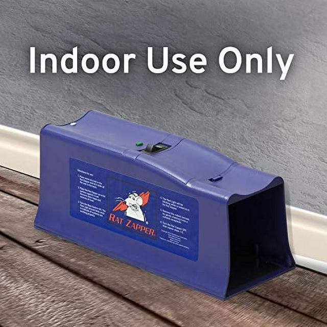 Rat Zapper Classic RZC001-4 Indoor Electronic Mouse and Rat Trap - 1 Electric Trap