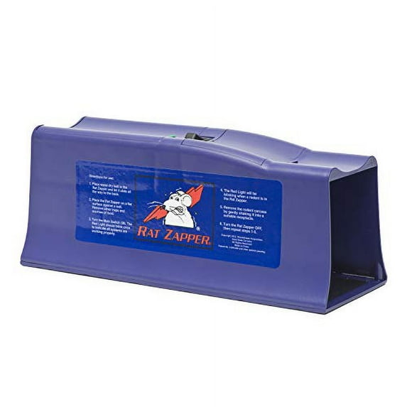 Victor Rat Zapper Classic Indoor Electronic Mouse and Rat Trap - 1 Electric Trap - RZC001-4 - Kill Up To 20 Rats - Easy to Use - LED Light Catch Alerts - Humanely Kill Mice and Rats - No See, No Touc