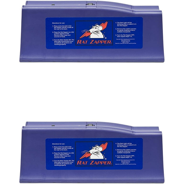 Rat Zapper RZC001-2A Trap, 2 Pack - Walmart.com