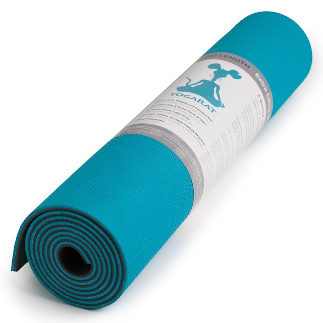 RatMat Pro TPE Yoga Mat Grippy, 24" x 72" x 5mm