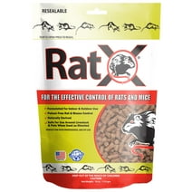 RatX Rodent Control Pellets, Rat and Mouse Killer, 18 oz