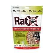 RatX Rodent Killer Bait Pellets for Rats & Mice – Poison Free, Pet Safe Indoor & Outdoor Use Pellets 8 oz. Bag - 620100