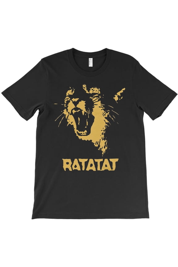 Ratatat, Indie, Electronic Guitar, Rock, Cat Brooklyn, NYC, Tiger, - Machine Washable G13881 Unisex T-Shirt, Up to Size 5XL