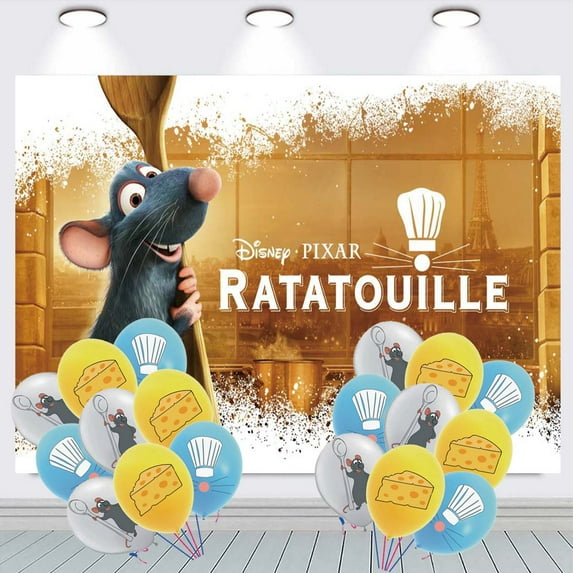 Ratatouille Backdrop Balloons Banner Party Decorations Taspestry Wall Decor Background Poster Supplies