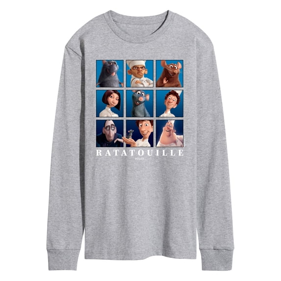 Ratatouille - Character Grid - Men's Long Sleeve Graphic T-Shirt