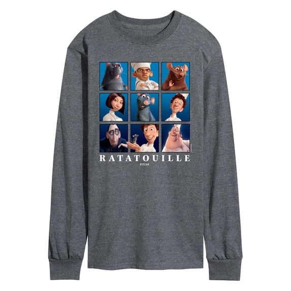 Ratatouille - Character Grid - Men's Long Sleeve Graphic T-Shirt