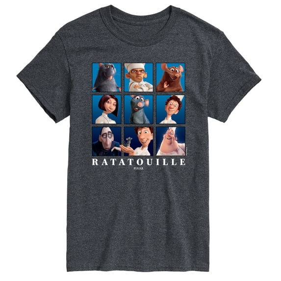 Ratatouille - Character Grid - Men's Short Sleeve Graphic T-Shirt
