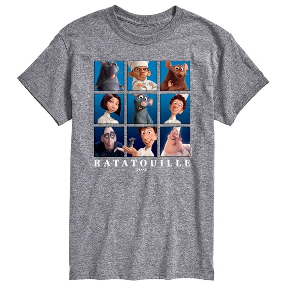 Ratatouille - Character Grid - Men's Short Sleeve Graphic T-Shirt