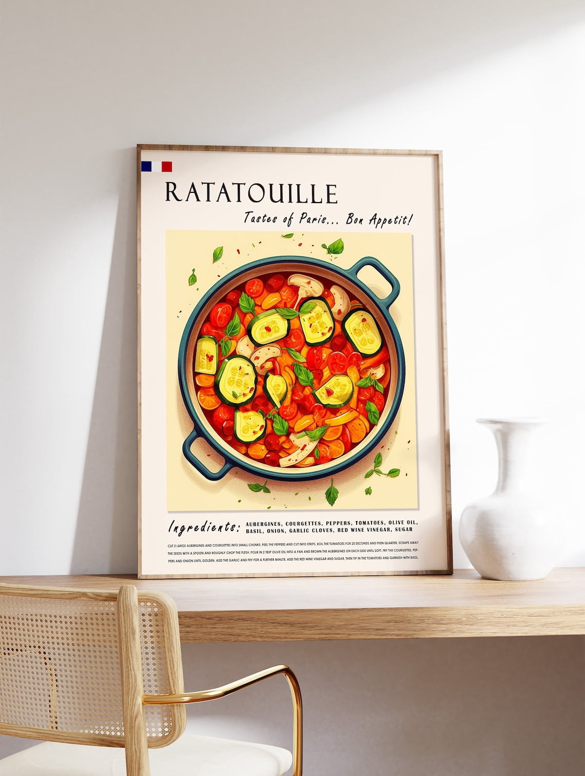 Ratatouille French Food Paris Kitchen Retro Cuisine Restaurant Art ratatouille-french-food-paris-kitchen-retro-cuisine-restaurant-art