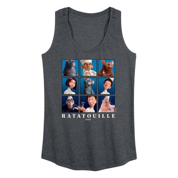Ratatouille - Grid - Women's Racerback Graphic Tank