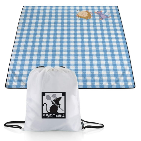 Ratatouille - Impresa Picnic Blanket, Black & White