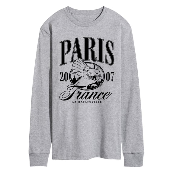 Ratatouille - Paris Collegiate Long Sleeve Graphic T-Shirt