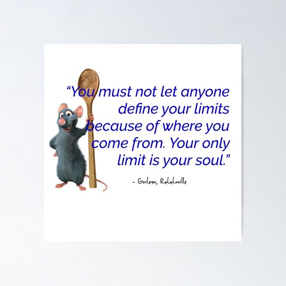 Ratatouille Paris Kitchen Culinary Chef Cooking Animation Wall Decor, Unframed Poster