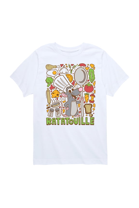 - Remy Doodles - Youth Boys Short Sleeve Graphic T-Shirt