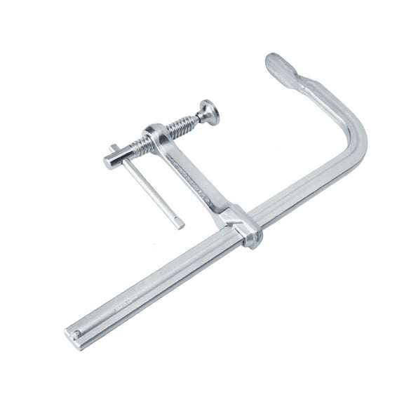 Ratchet Arm Heavy Duty Large Steel Ratcheting F Clamp for Welding Cutting Woodworking Metalworking MFT Table Clamp Tool
