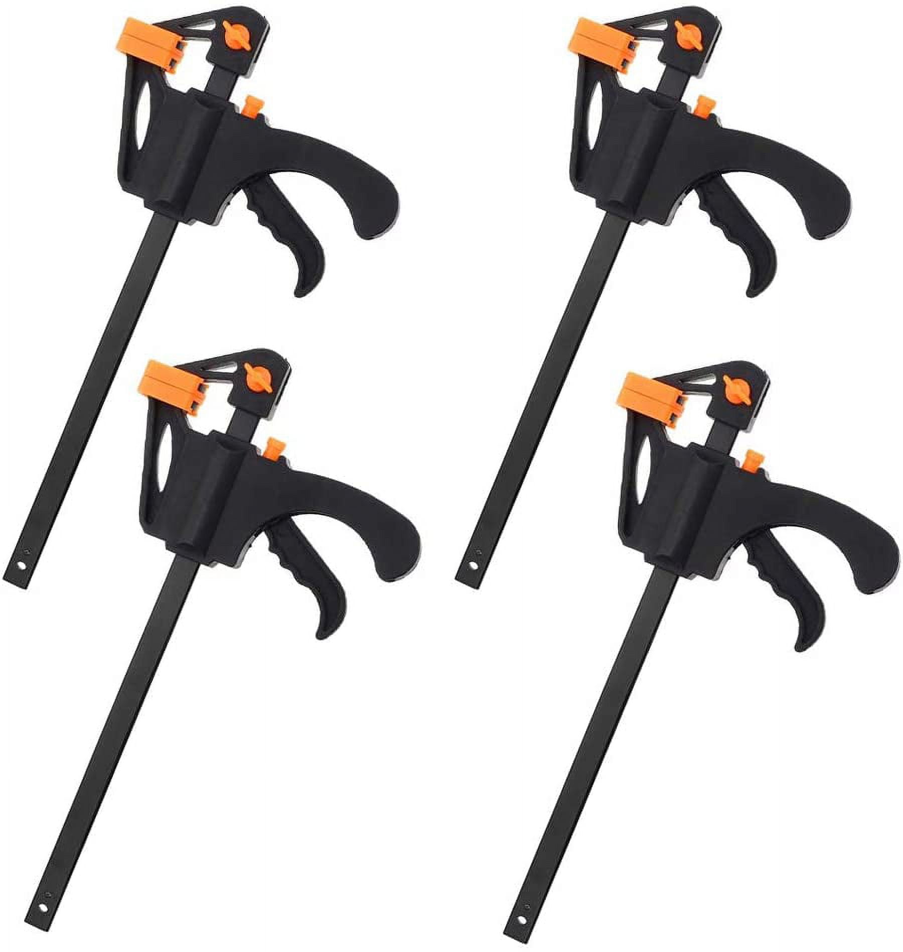 Ratchet Bar Clamp, Quick Release Ratchet Hand, Heavy Duty Alloy Clamp