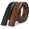 thumbnail image 1 of Ratchet Belt Replacement Strap 1 1/8", Leather Belt Strap for 35MM Slide Click Buckle, 1 of 8