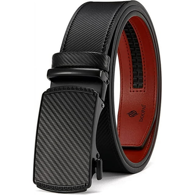 Ratchet Belt for Men Dress Adjustable 1 3/8