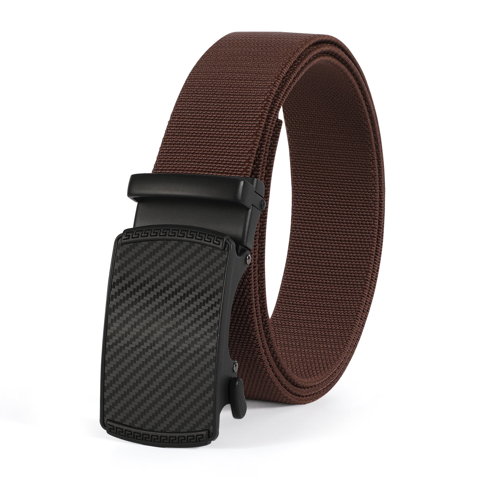 Ratchet Belts for Men, Nylon  Golf Belts, Adjustable Trim to Fit