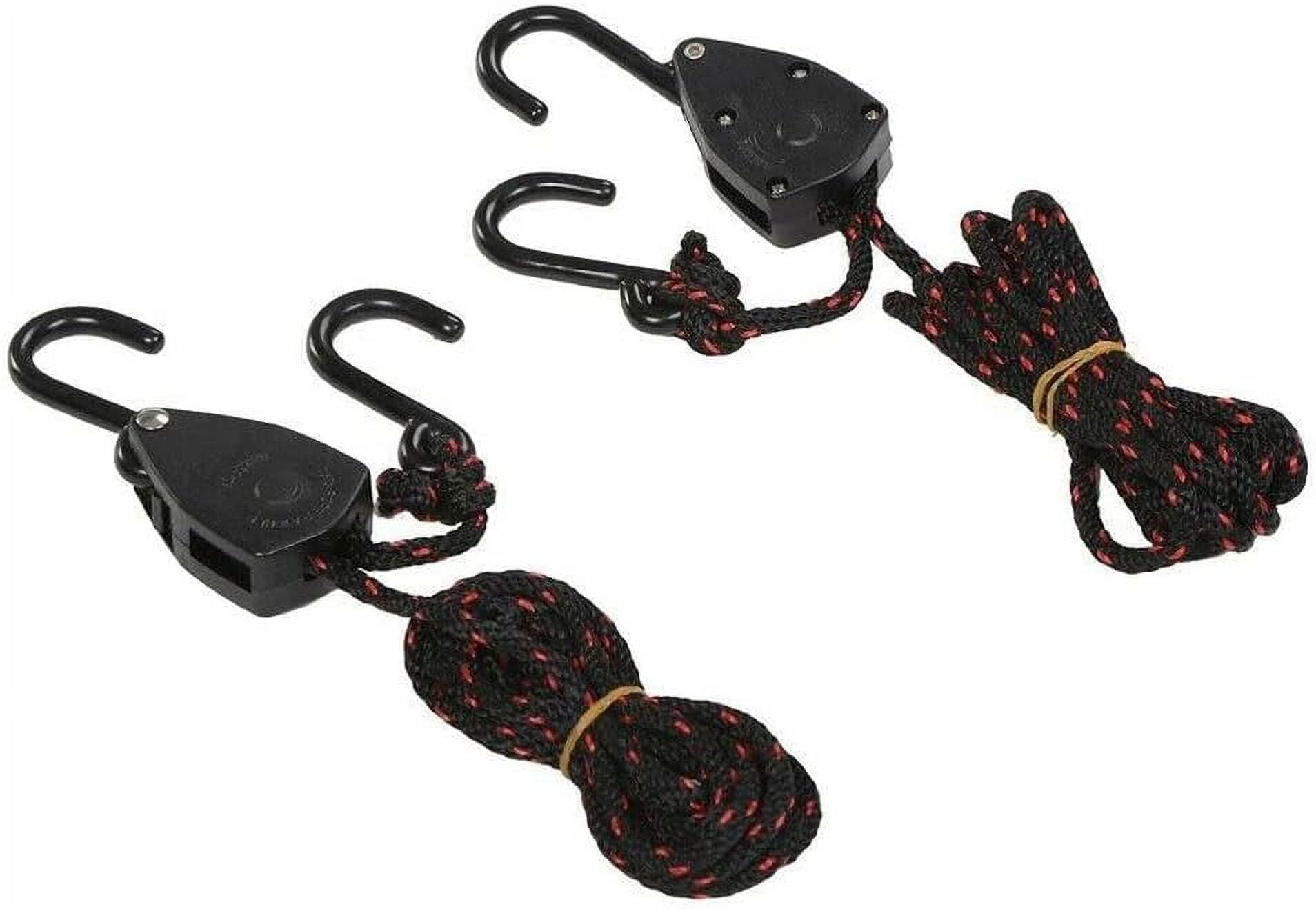 Ratchet Canoe And Kayak Bow And Stern Tie Downs 1/4" Heavy Duty