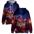 thumbnail image 1 of Ratchet & Clank Rift Apart Hoodie Sweatshirt Game Merch Men Women Long Sleeve Pullover Streetwear, 1 of 4