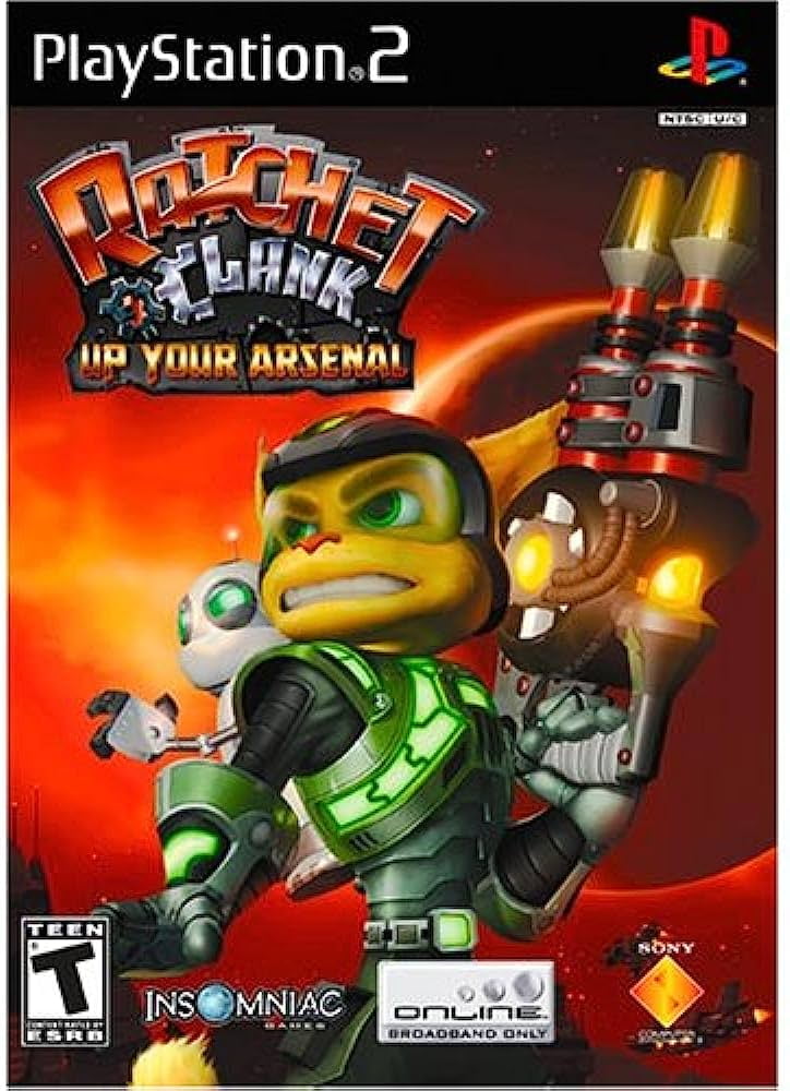 Ratchet Clank: Up Your Arsenal, Sony PlayStation 2, PS2