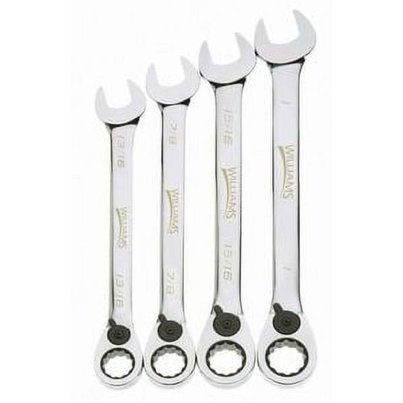 Ratchet Combination Wrench Set 4-Piece